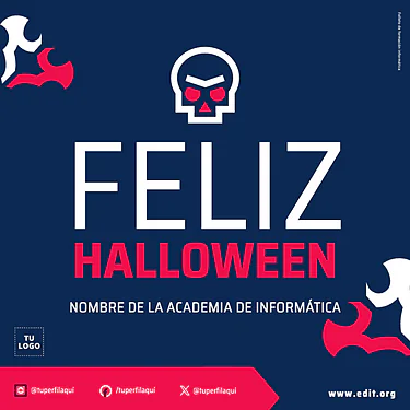 Diseña flyers de Cursos de Informática con plantillas (24)