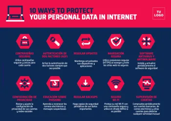 Edita un flyer de Ciberseguridad