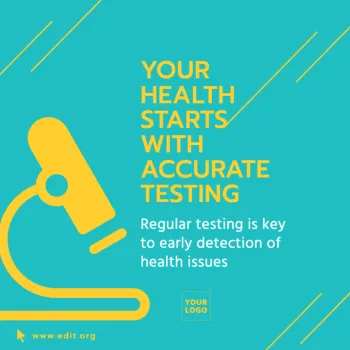 Edit a Diagnostic Lab flyer
