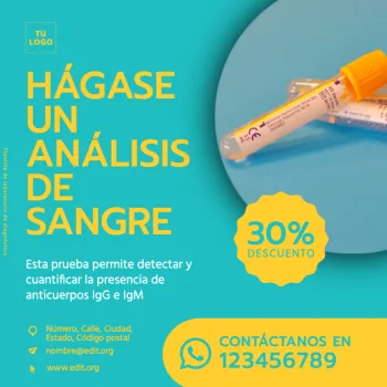 Edita un flyer de Análisis