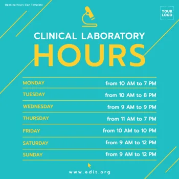 Edit a Diagnostic Lab flyer
