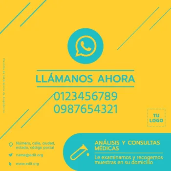 Edita un flyer de Análisis