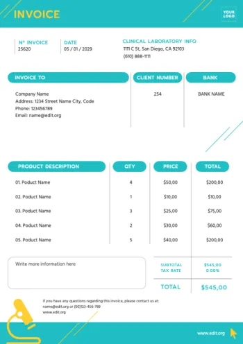 Modifier une facture