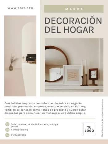 Editar una plantilla US letter