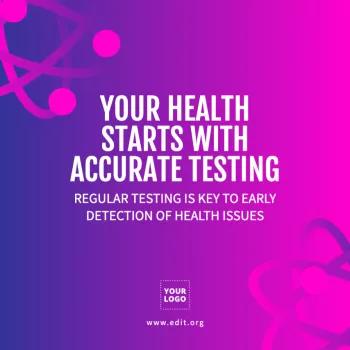 Edit a Diagnostic Lab flyer
