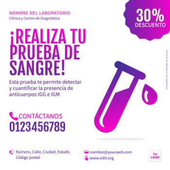 Edita un flyer de Análisis