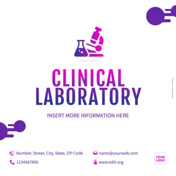 Edit a Diagnostic Lab flyer