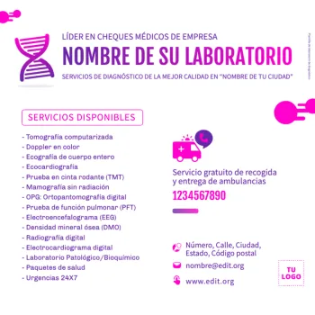 Edita un flyer de Análisis