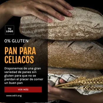 Edita una plantilla sin gluten