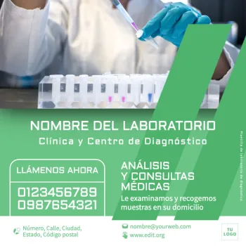 Edita un flyer de Análisis