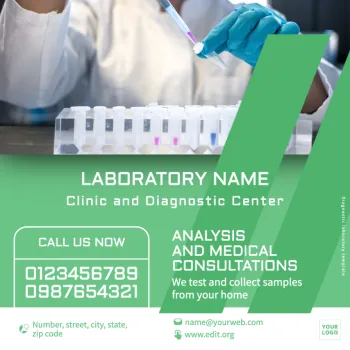 Edit a Diagnostic Lab flyer