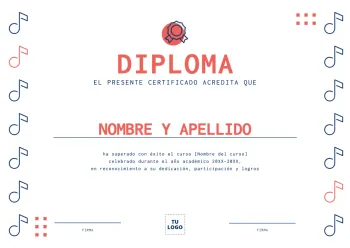 Crear mi diploma o certificado