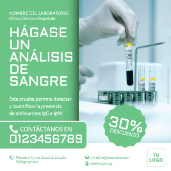 Edita un flyer de Análisis