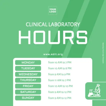 Edit a Diagnostic Lab flyer