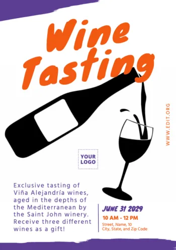 Modifica un invito a un evento di degustazione di vini