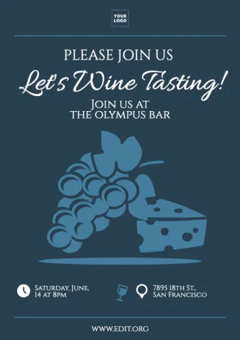 Modifica un invito a un evento di degustazione di vini