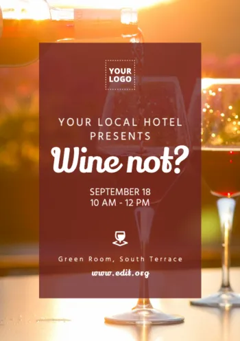 Modifica un invito a un evento di degustazione di vini