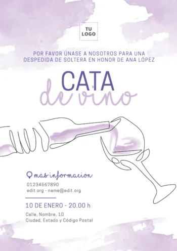 Edita un folleto de cata de vinos