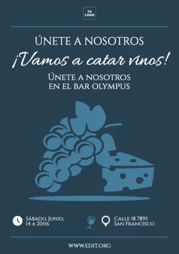 Edita un folleto de cata de vinos