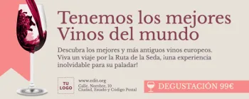 Edita un folleto de cata de vinos