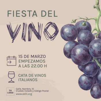 Edita un folleto de cata de vinos