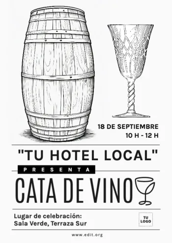 Edita un folleto de cata de vinos