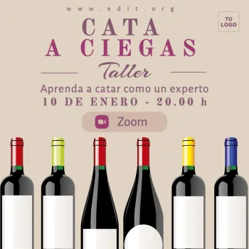 Edita un folleto de cata de vinos