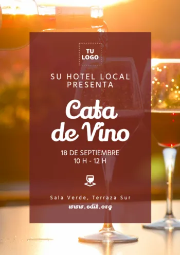 Edita un folleto de cata de vinos