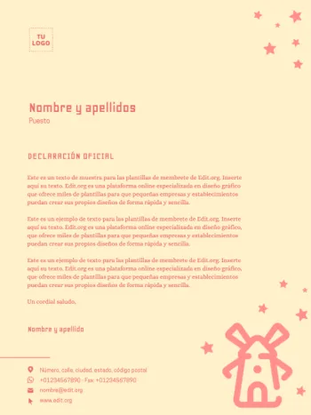 Editar una plantilla US letter