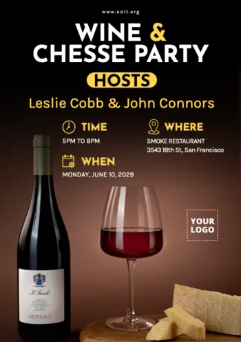 Modifica un invito a un evento di degustazione di vini