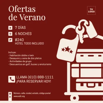 Edita un flyer de viaje