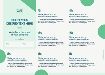 Edit a Meeting Agenda format