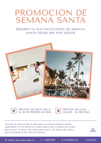 Edita una plantilla para redes sociales