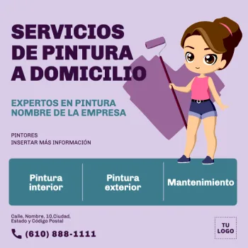 Edita un diseño para pintores