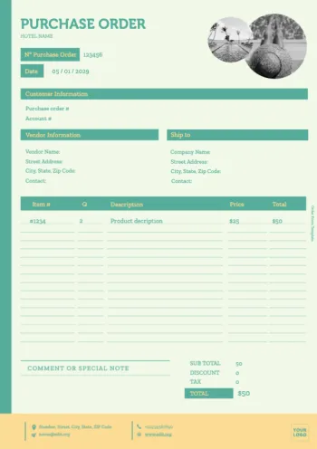 Edit an Order Template