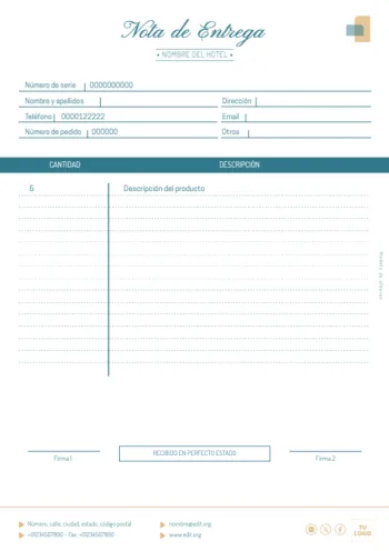 Edita una plantilla de albarán gratis