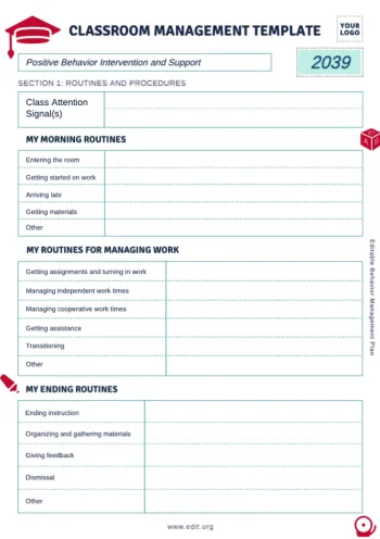 Edit a Behavior Plan