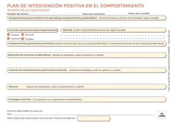 Edita un Plan de Comportamiento