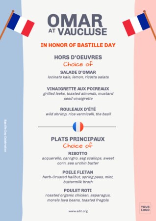 Modifica un design per la presa della Bastiglia