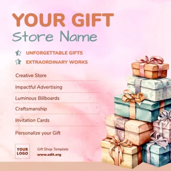 Edit a Gift Store design