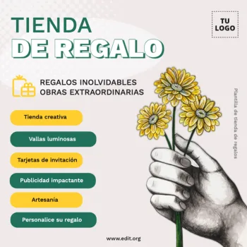 Edita un banner de Tienda Regalos