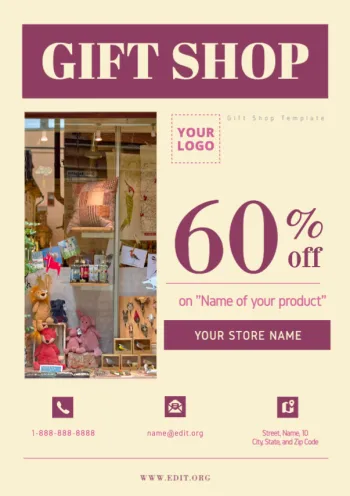 Edit a Gift Store design