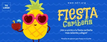 Edita una plantilla Caribeña