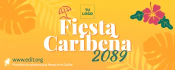 Edita una plantilla Caribeña