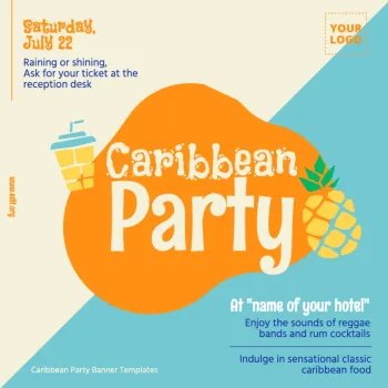 Edit a Caribbean poster