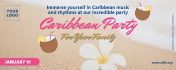 Edit a Caribbean poster