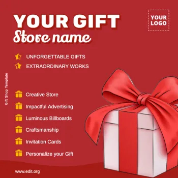 Edit a Gift Store design