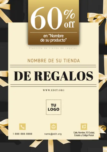 Edita un banner de Tienda Regalos