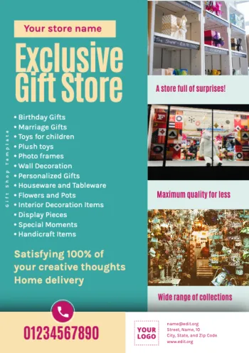 Edit a Gift Store design