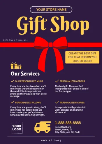 Edit a Gift Store design